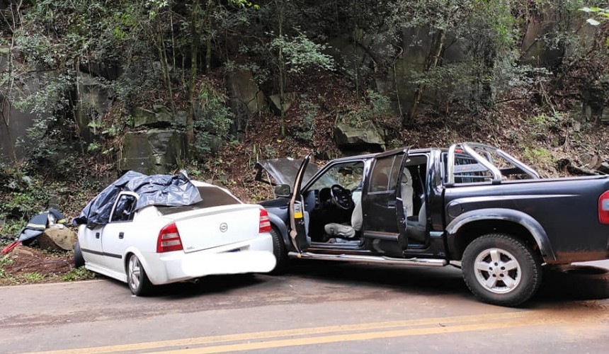 Acidente termina com vítima fatal na PR-281 entre Santa Izabel do Oeste e Salto do Lontra