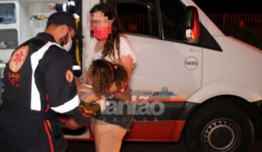 Criança é ferida com golpe de facão durante briga de família em Maringá