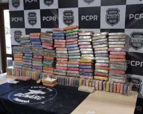 Denarc apreende mais de 200 kg de cocaína na BR 277 em Cascavel
