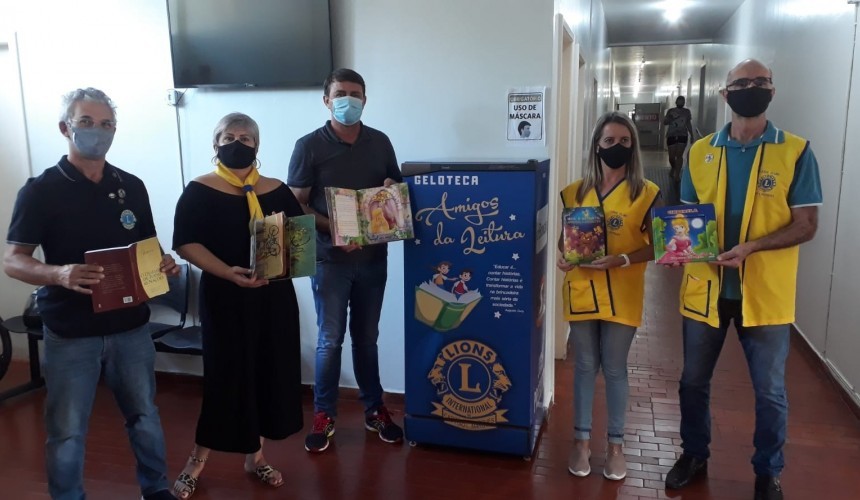 Lions entrega Geloteca para o Hospital Nossa Senhora Aparecida de Capitão