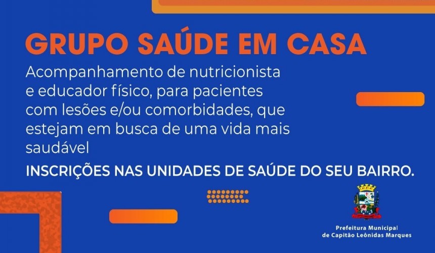 NASF cria grupo para atender pessoas com comorbidades em Capitão