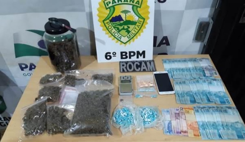 Casal é detido com 254 comprimidos de ecstasy em Cascavel