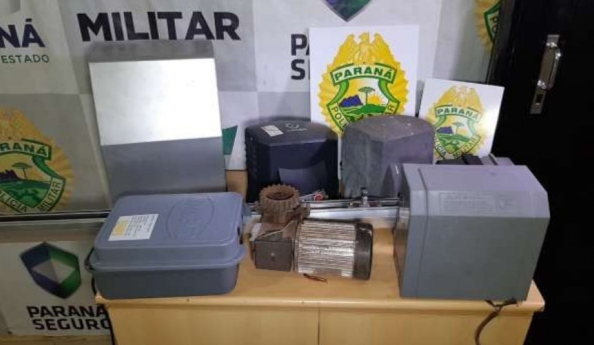 Homem é detido em Cascavel, por furto de motores de portões eletrônicos