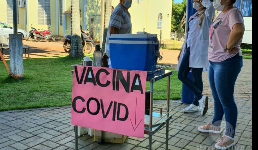 Capitão começa a vacinar idosos acima 61 anos contra a covid-19