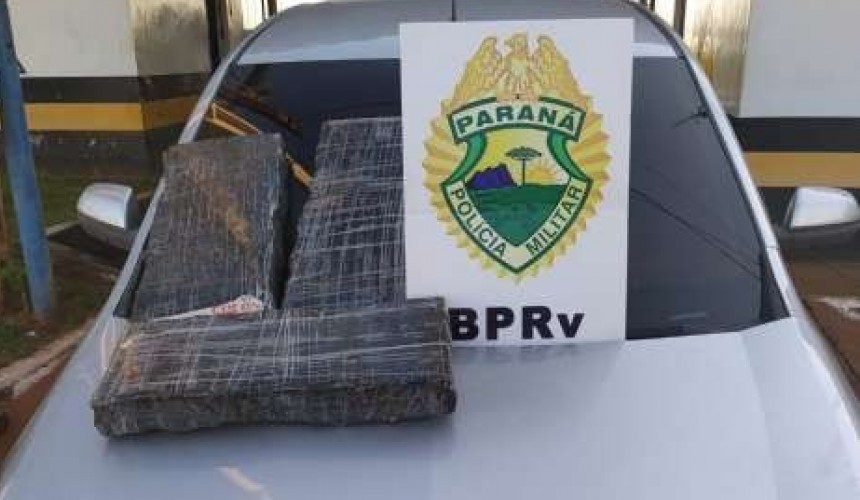 Maconha é apreendida e carro é recuperado em Assis Chateaubriand