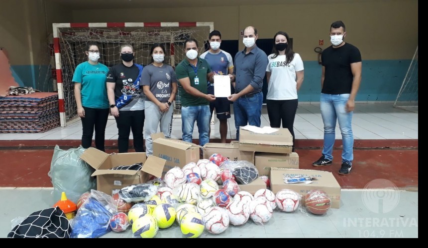 Secretaria de Esportes de Capitão recebe kit esportivo para várias modalidades