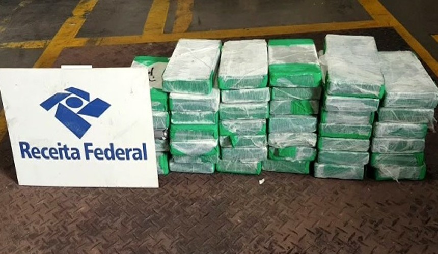 42 kg de cocaína são apreendidos no Porto de Paranaguá