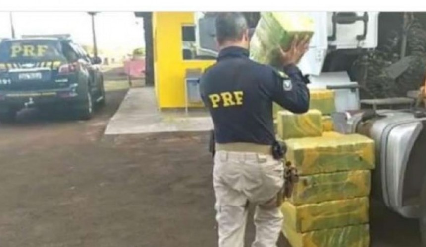 PRF apreende quase meia tonelada de maconha em Cornélio Procópio