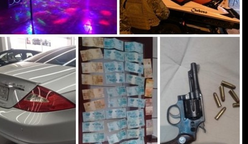 PF deflagra operação de combate à lavagem de dinheiro do tráfico de drogas e de casas de prostituição em Boa Vista da Aparecida