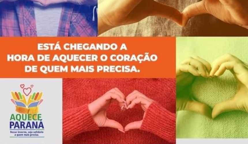 Bombeiros de Capitão vão receber doações para a campanha ‘Aquece Paraná’