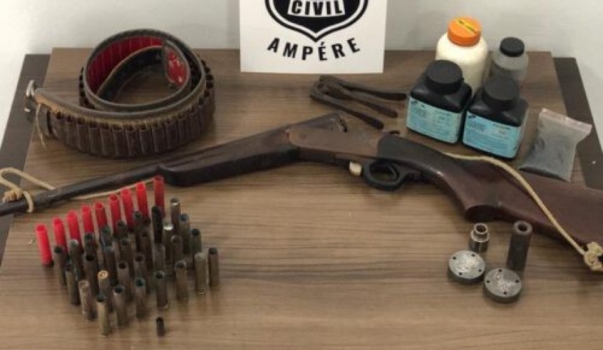 Polícia Civil cumpre mandado de prisão em Ampére