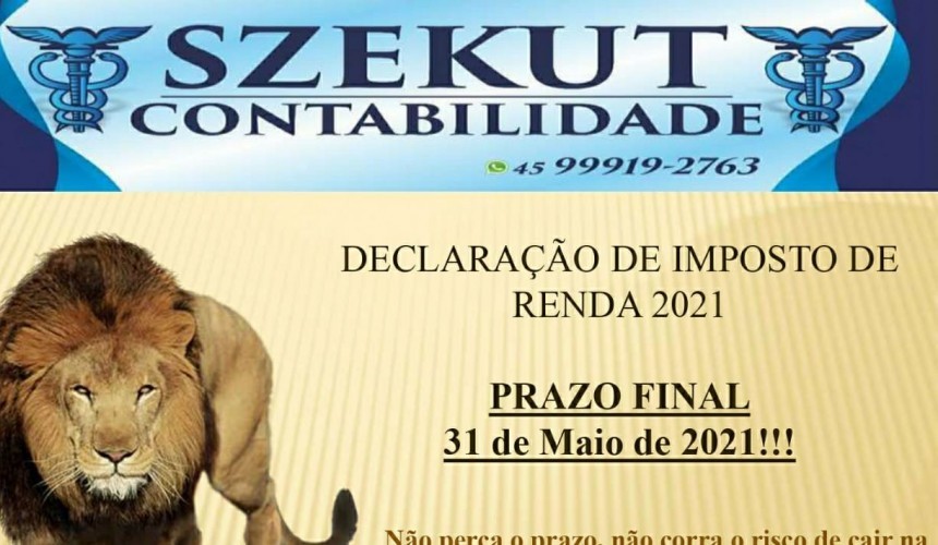 Prazo para fazer a Declaração do Imposto de Renda termina dia 31: Contadora de Capitão tira dúvidas