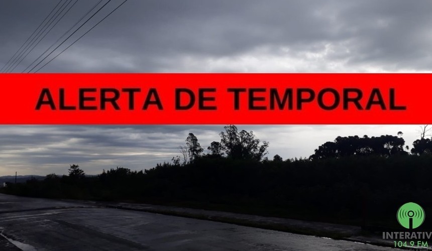 Defesa Civil faz alerta para risco de temporal em Capitão
