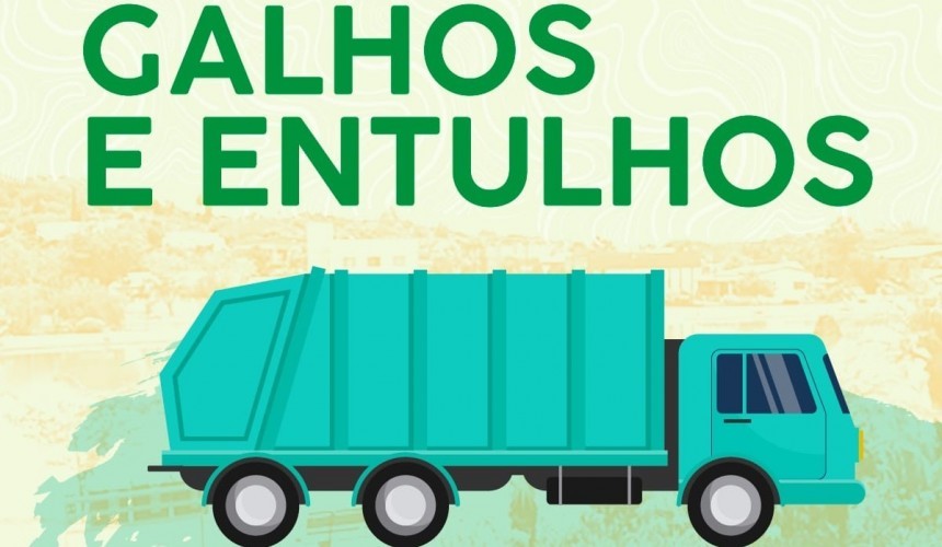 Capitão intensifica coleta de galhos e entulhos na área urbana