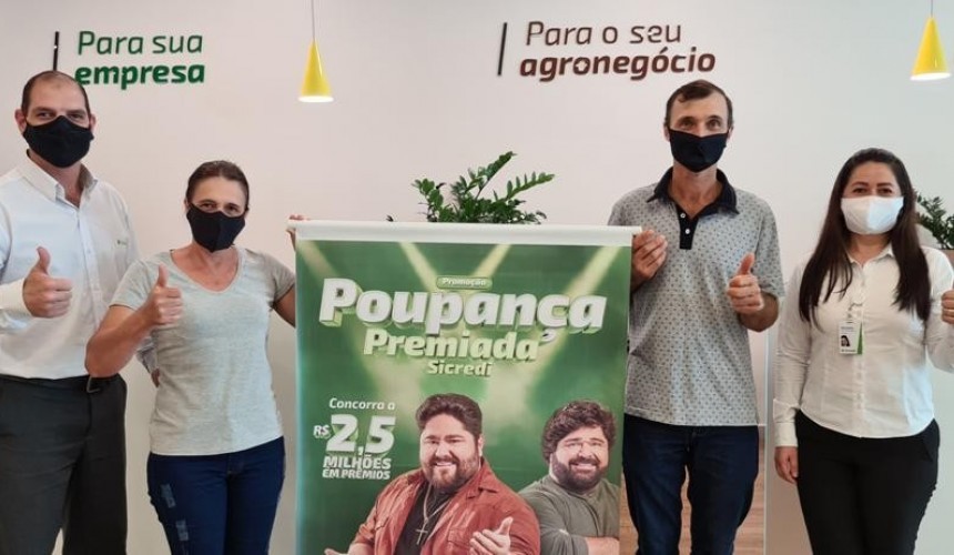 Campanha Poupança Premiada Sicredi já contemplou mais de 50 associados