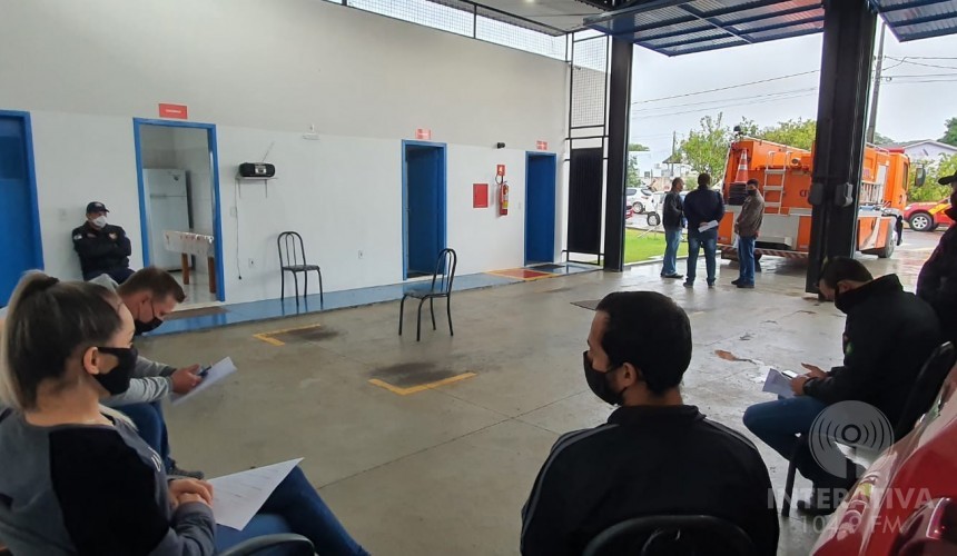 Começou hoje a prova prática dos candidatos a agente da Defesa Civil de Capitão