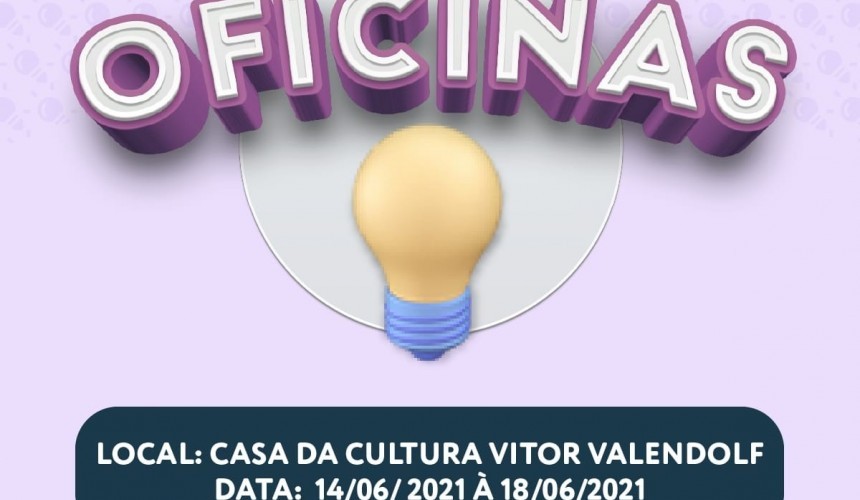 Começa na segunda (14) o período de matrículas para oficinas culturais em Capitão