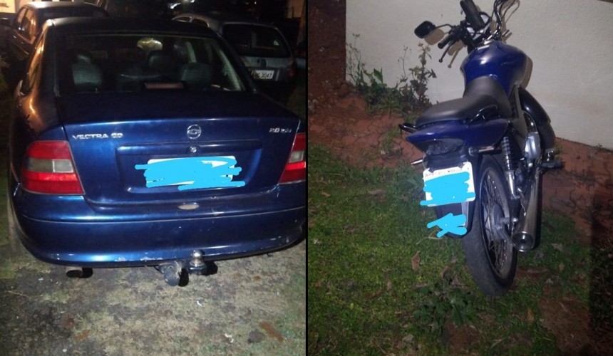 Dois veículos com irregularidades são apreendidos pela PM em Capitão