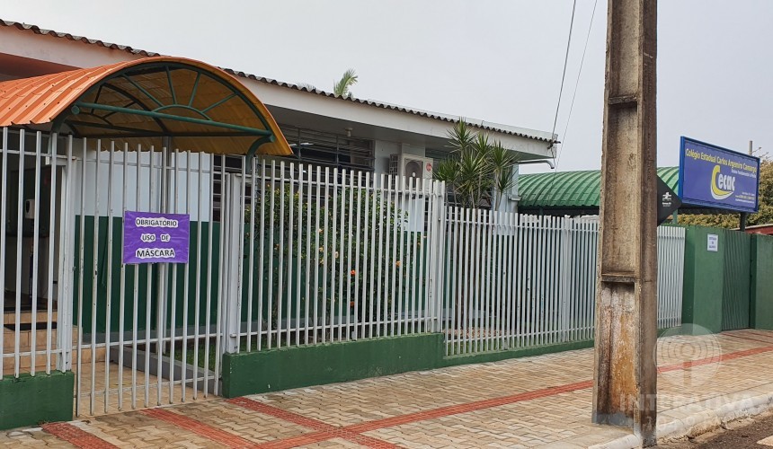 Alunos do 3º Ano do ensino médio do Colégio Carlos Argemiro retornam as aulas presencias em Capitão