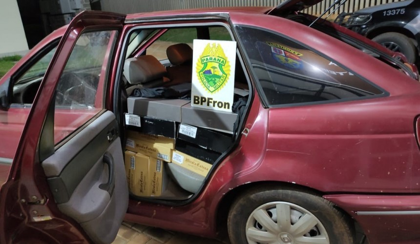 BPFRON apreende 50 caixas de vinho em Capitão