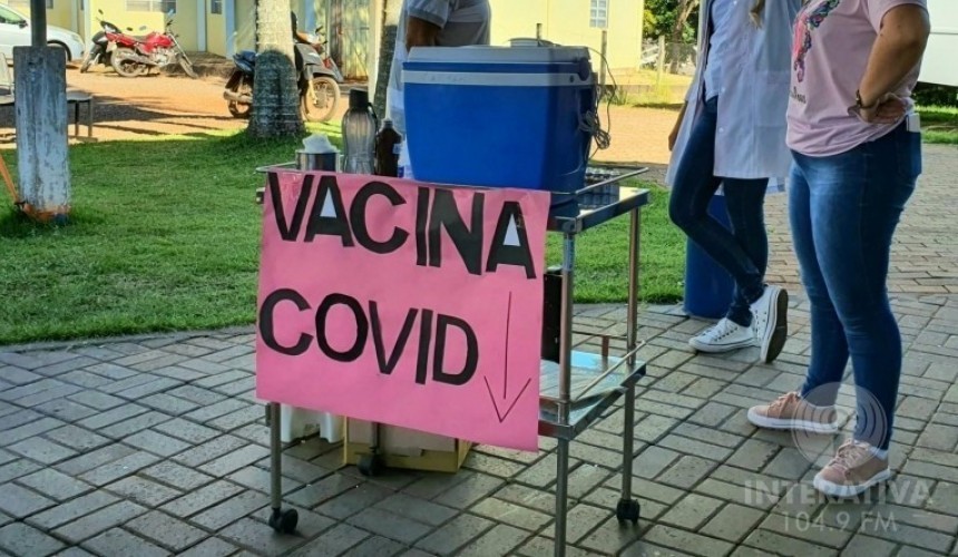 Capitão começa a vacinar publico em geral acima de 47 anos