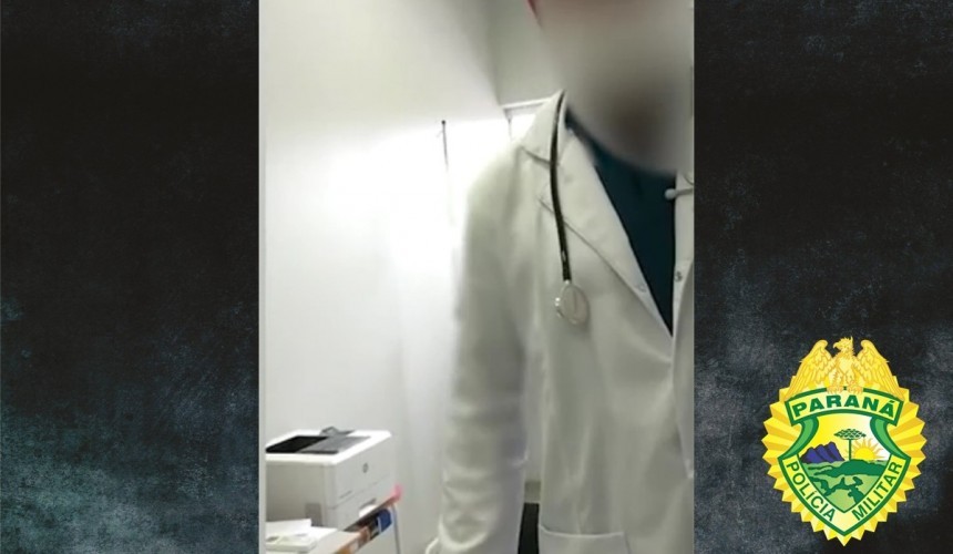 Com porções de cocaína, médico é levado à delegacia de Cafelândia