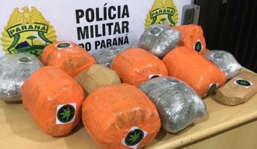 Adolescente é apreendida com 8 kg de Skunk em ônibus, em Lindoeste