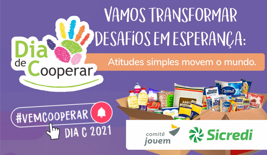 3 de julho é Dia de Cooperar: iniciativa mobiliza cooperativas do Sicredi em ações de solidariedade