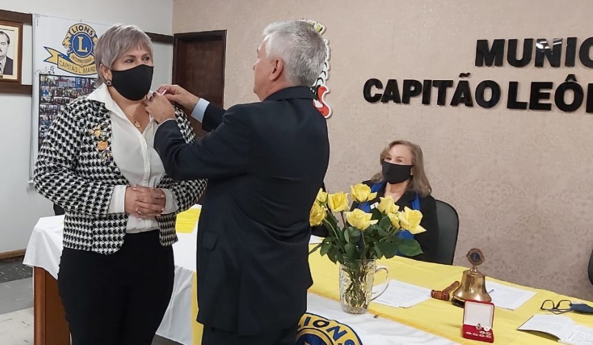 Lions Clube de Capitão tem nova diretoria; Neuza Stulp é a nova Presidente