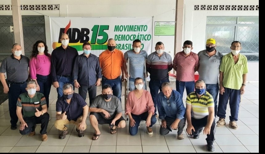 Valmir Lucietto é o novo presidente do MDB de Capitão