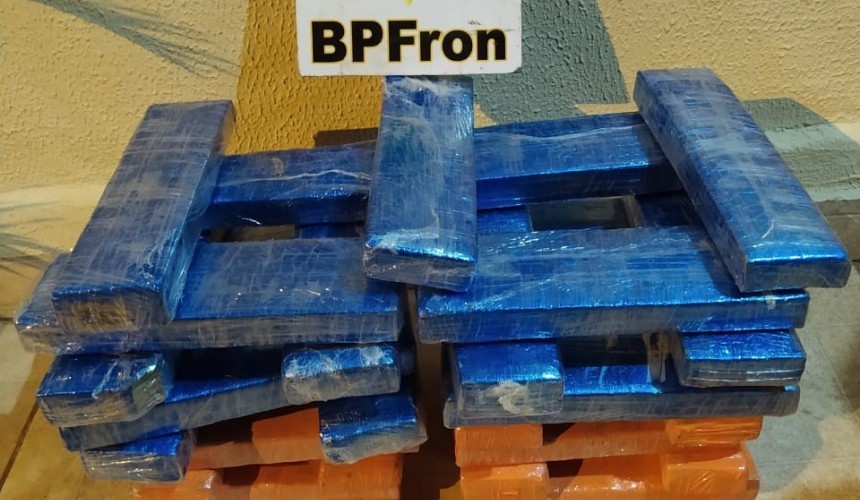 BPFRON apreende 46 kg de maconha em Realeza