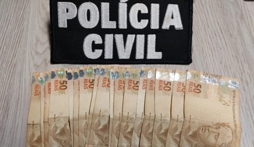 Polícia Civil de Santo Antônio do Sudoeste elucida furto e recupera dinheiro da vítima