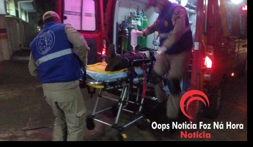 Homem leva marteladas na cabeça e tem o corpo queimado em Foz do Iguaçu