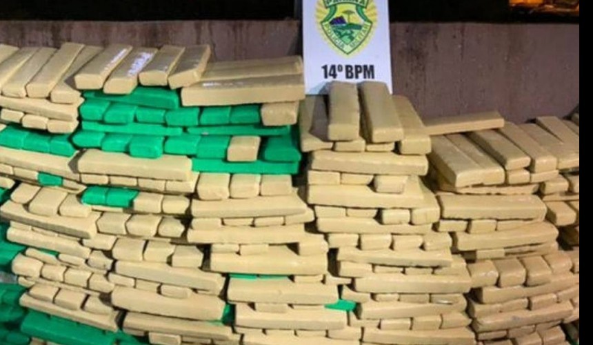 PM apreende 45 toneladas de drogas no primeiro semestre de 2021 no Oeste e Sudoeste