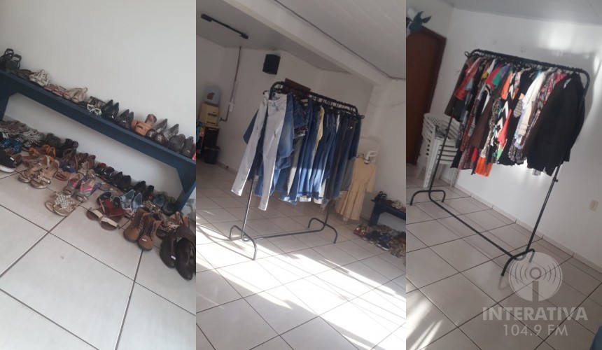 Bazar de roupas e calçados da Igreja Visão Missionária de Capitão é prorrogado por mais uma semana