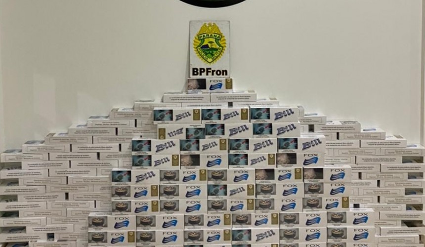 BPFRON apreende cigarros contrabandeados em Capitão