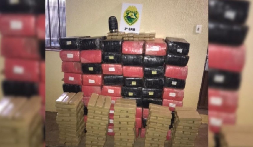 3º Batalhão de Polícia Militar descobre depósito clandestino de drogas em Palmas