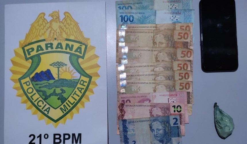 Após denúncia, homem é preso por tráfico de drogas em Nova Prata do Iguaçu