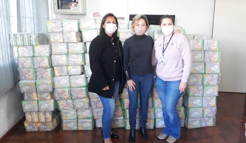 Provopar repassa quase 20 mil fraldas descartáveis à Capitão