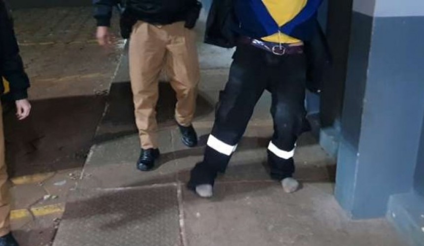 Homem tenta enforcar pai e agride mãe a chutes em Cascavel