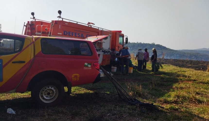 Corpo de Bombeiros de Capitão alertam sobre queimadas na área urbana e rural