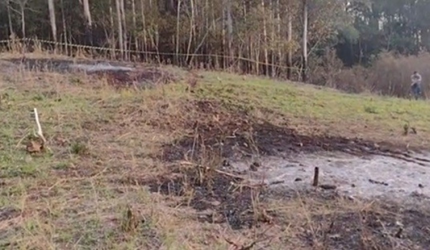 Homem morre carbonizado ao tentar controlar fogo em sua propriedade