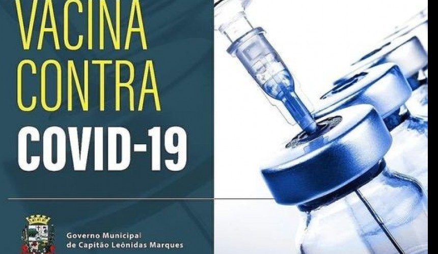 Capitão: Vacinação contra a Covid-19 para pessoas acima de 18 anos começa amanhã