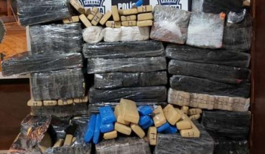 Polícia Civil apreende mais de 600 kg de maconha, em Foz do Iguaçu
