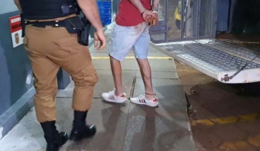 Condenado por tráfico de drogas é detido pela Rotam em Santa Lúcia