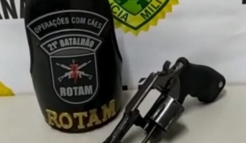 ROTAM prende homem por porte ilegal de arma de fogo