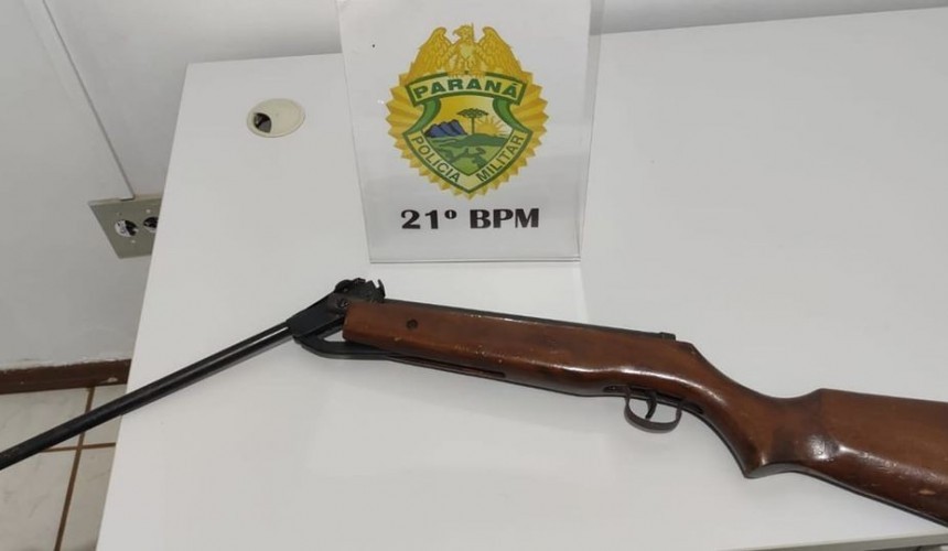 Homem é preso acusado de ameaçar a esposa e por posse de arma de fogo em Nova Prata  do Iguaçu