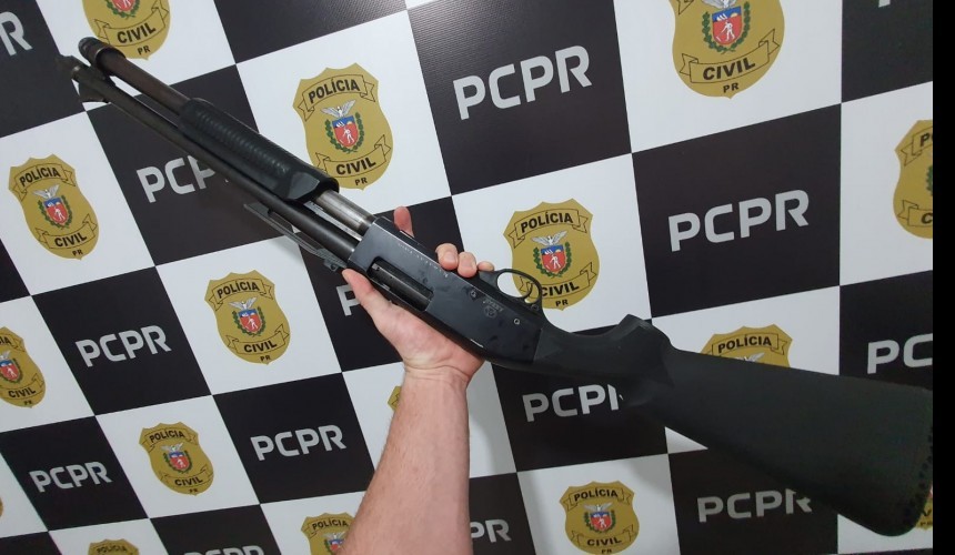 Espingarda calibre 12 é apreendida pela Polícia Civil em Capitão