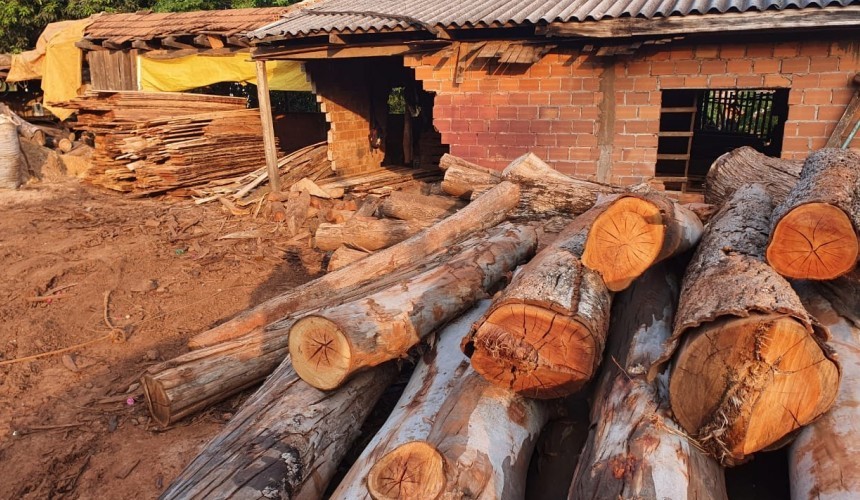 Policia suspende operação de serraria no Alto Alegre em Capitão