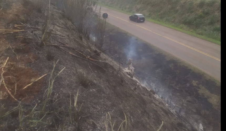 Bombeiros de Capitão combatem dois incêndios em vegetação em menos de 24 horas
